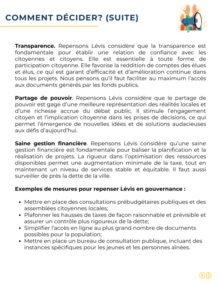 Programme RL - Comment décider